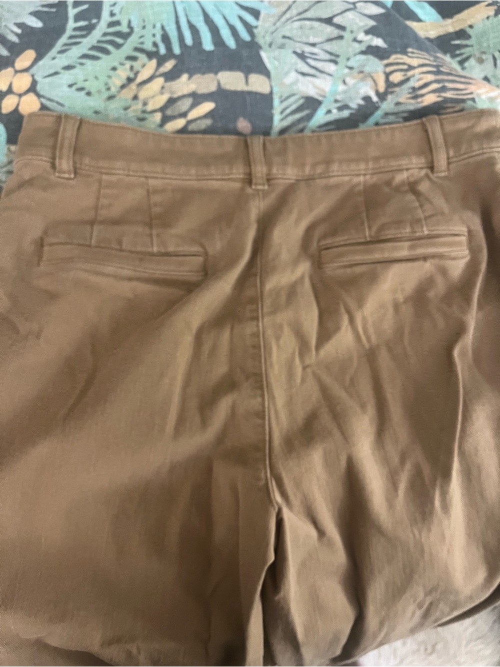 LOFT Tan Cropped Wide-Leg Pants NWOT - Picture 4 of 5